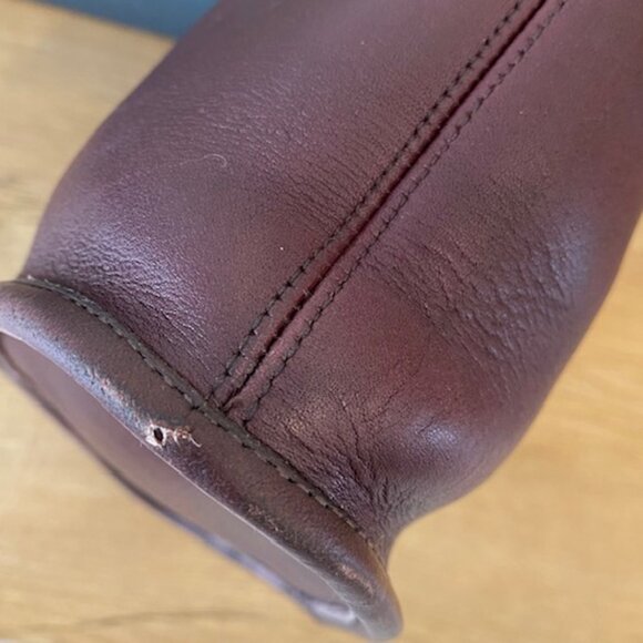 Vintage Coach Classic Shoulder Sac #9730 Burgundy - Picture 9 of 10